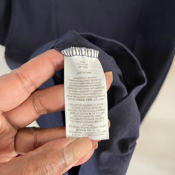 Boden Dark Blue Dress with Scarlet Details - Picture 4 of 10